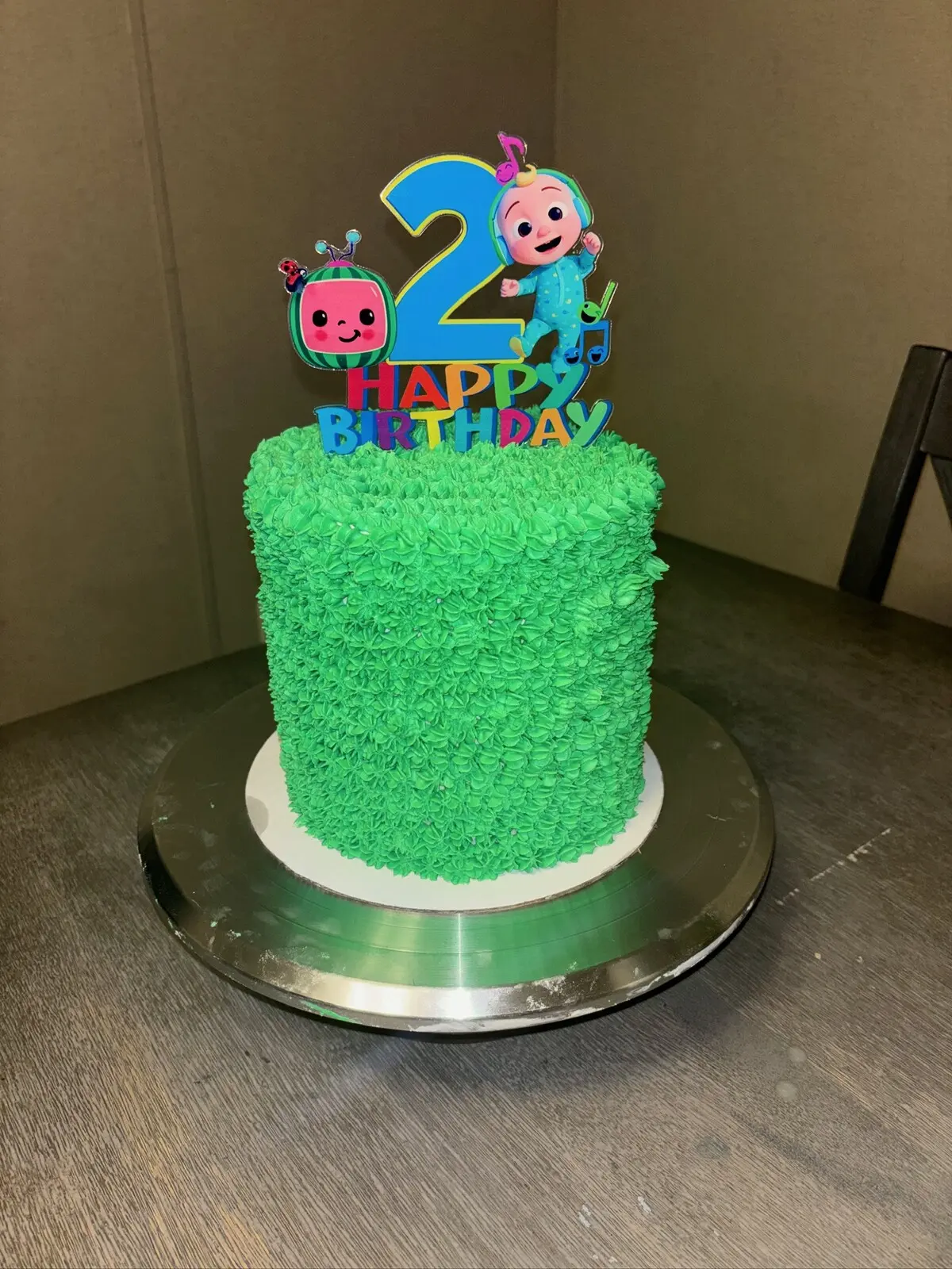 CoComelon 2nd birthday cake