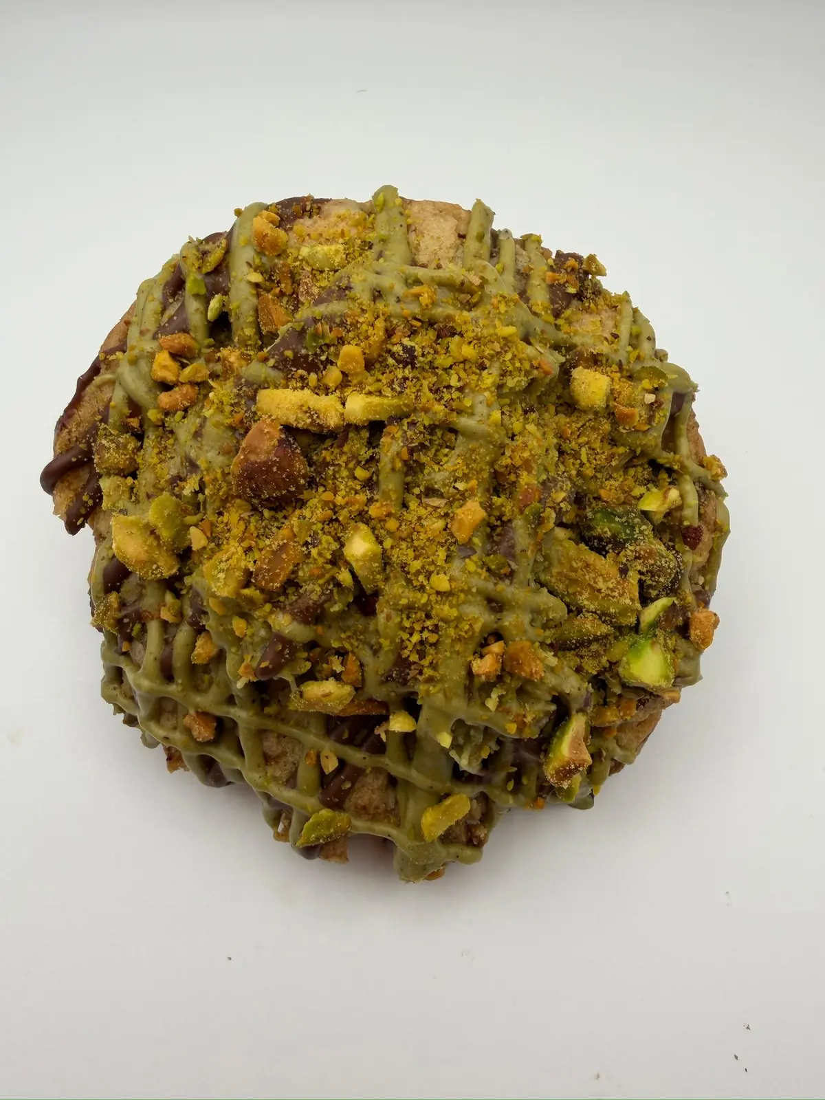 Pistachio drizzle cookie